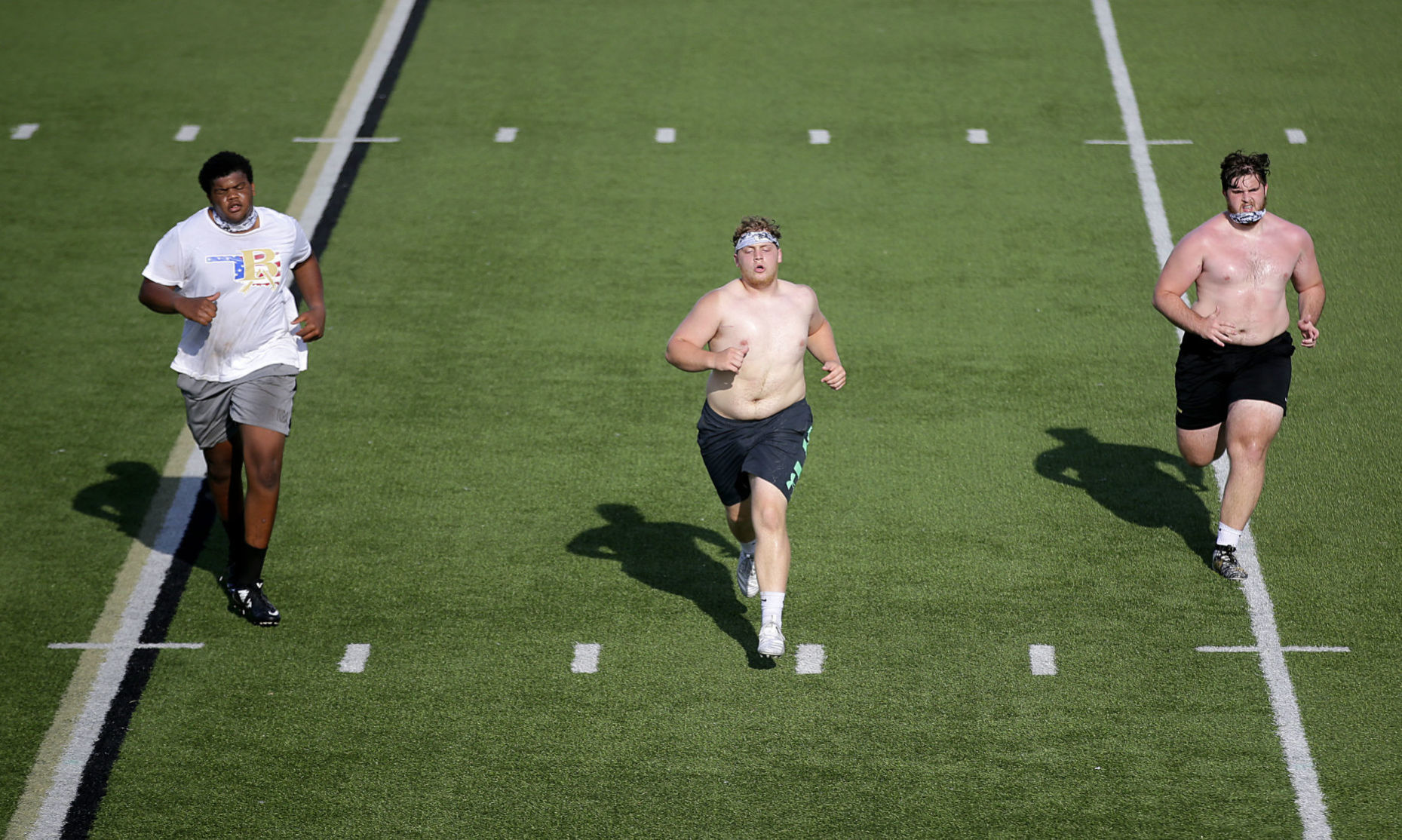 Broken Arrow football practice